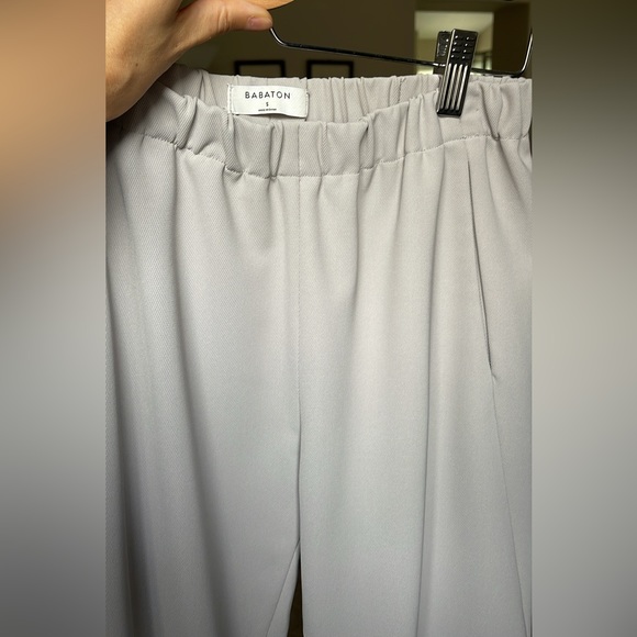 Babaton Dexter Pant in Light Grey Twill. Size S - Picture 7 of 7